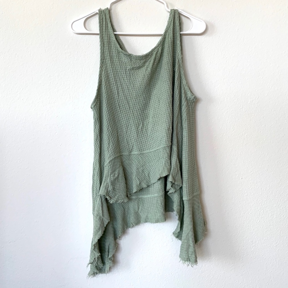 Waffle texture blouse